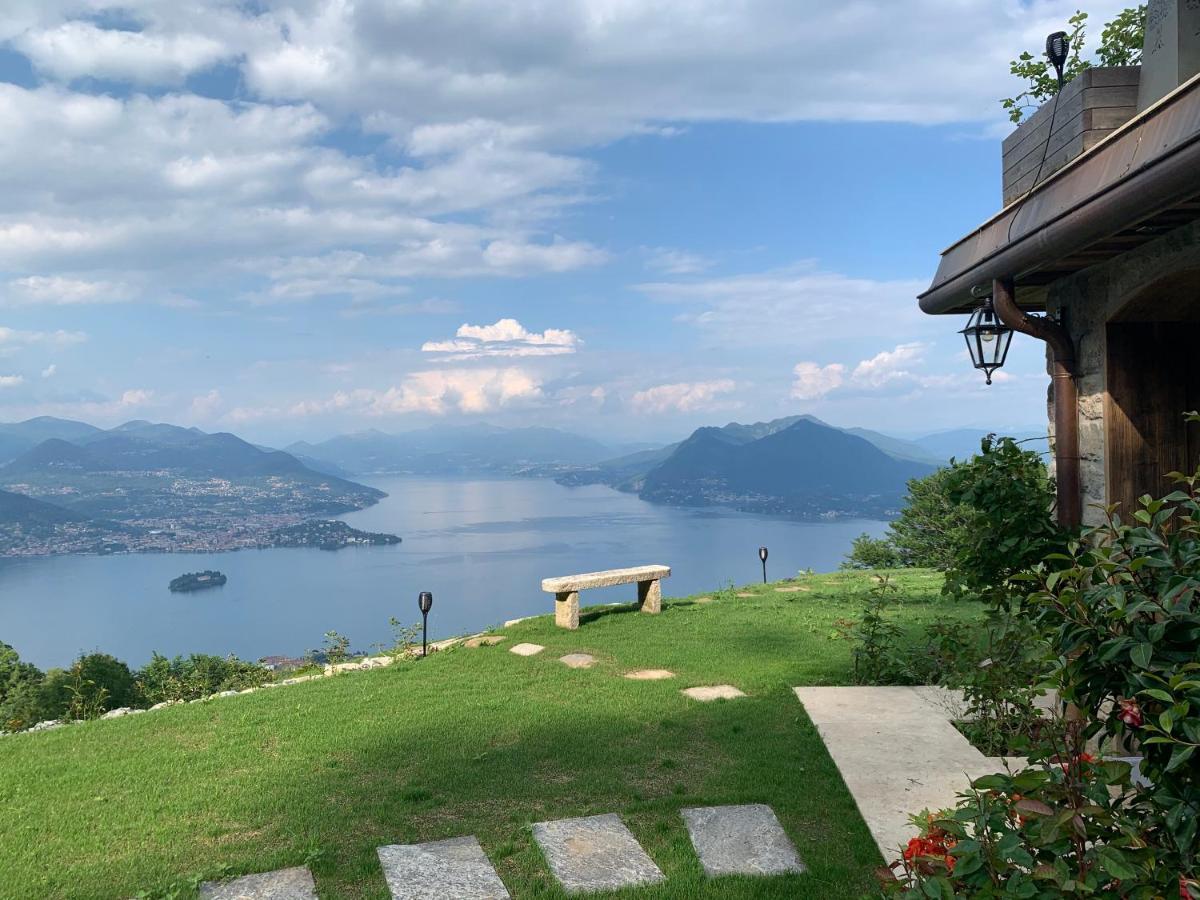 Private Luxury Spa & Silence Retreat With Spectacular View Over The Lake Maggiore 斯特雷萨 外观 照片