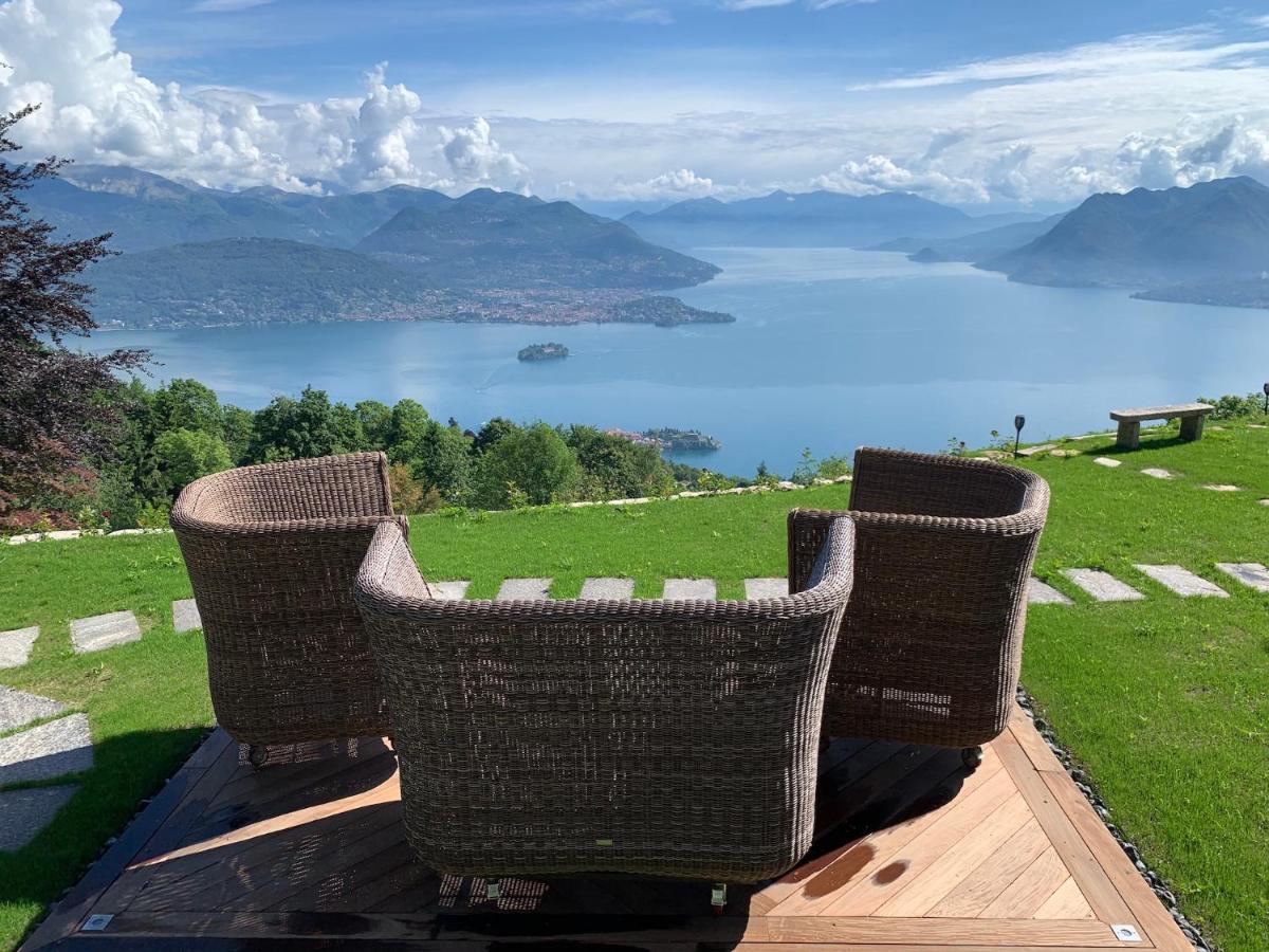 Private Luxury Spa & Silence Retreat With Spectacular View Over The Lake Maggiore 斯特雷萨 外观 照片