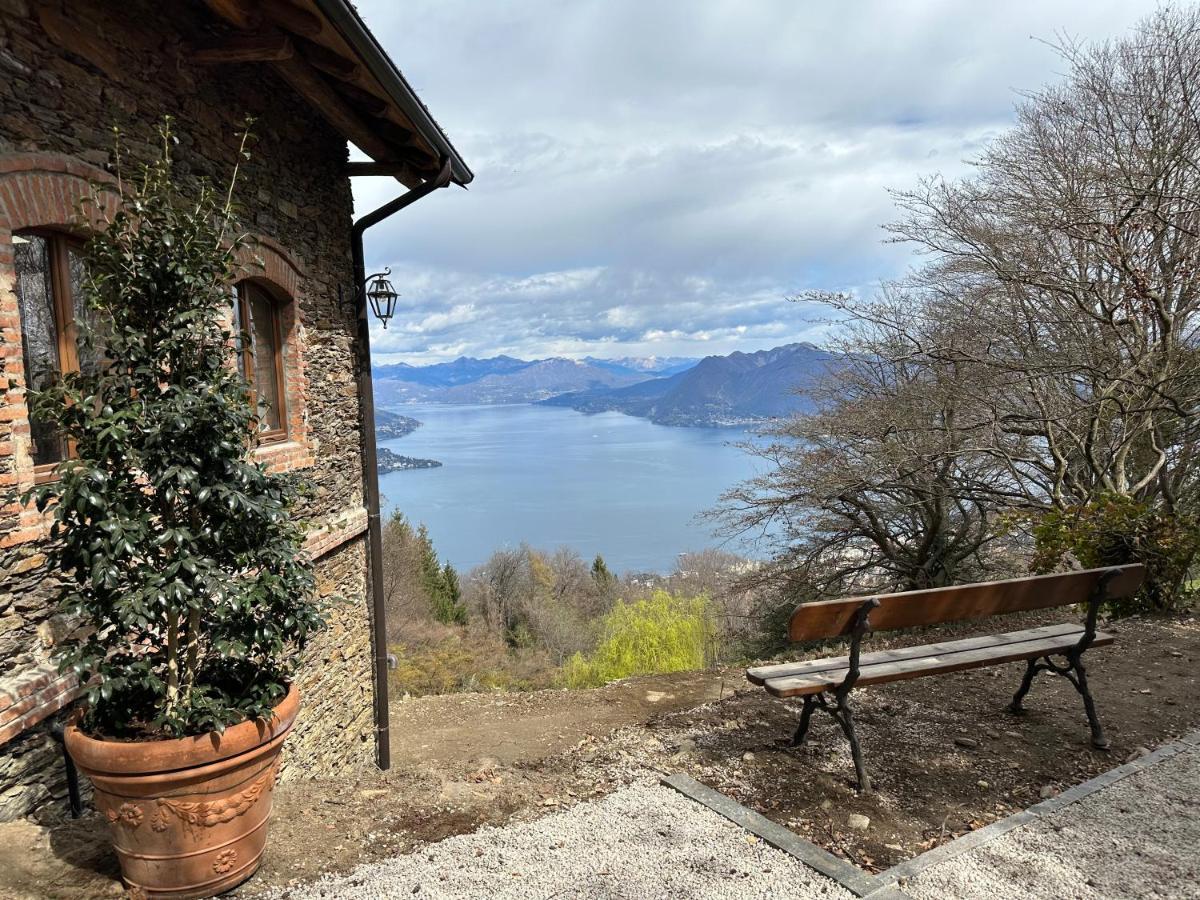Private Luxury Spa & Silence Retreat With Spectacular View Over The Lake Maggiore 斯特雷萨 外观 照片